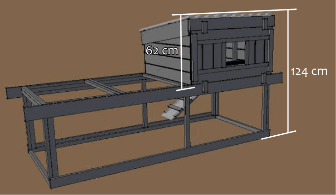 cheshire chicken coop with run dimensions