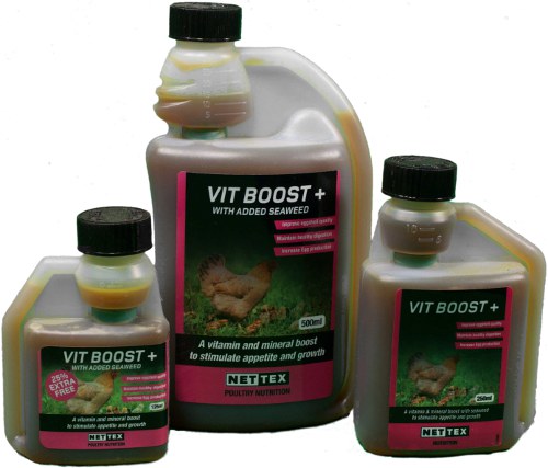 Nettex Vit Boost+ 125ml, 250ml and 500ml